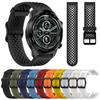 Классический 22 мм спортивный силиконовый ремешок для часов TicWatch Pro 3 Ultra GPS/LTE для браслета Ticwatch GTX S2 E2 GTW Correa Belt Watchband