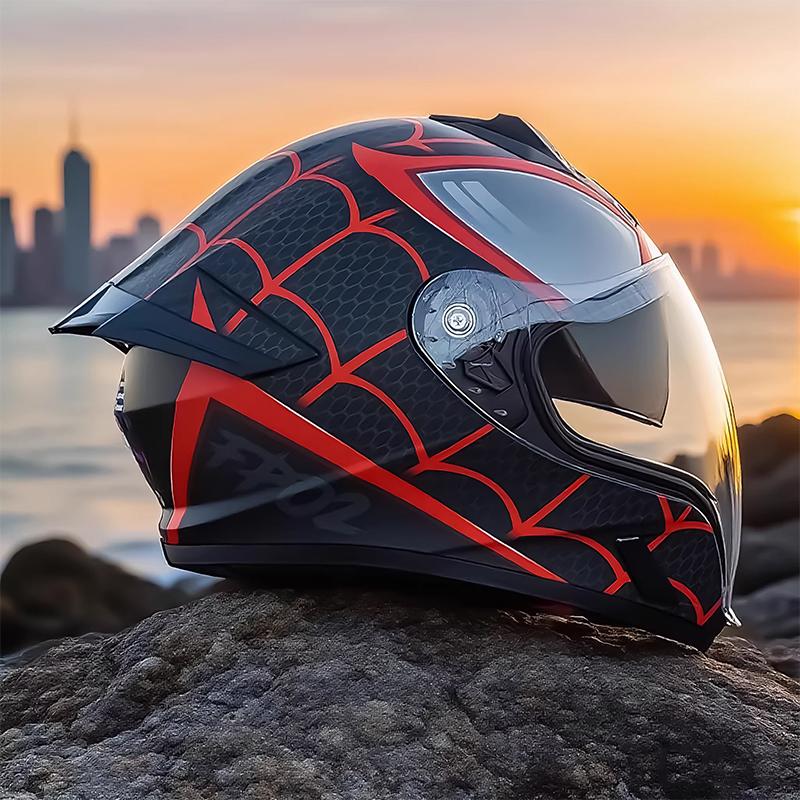 DOT Certified Unisex Full Face Motorcycle Helmet Anti-Fog UV Protection Downhill Racing Motorbike Riding Casco Capacete De Moto