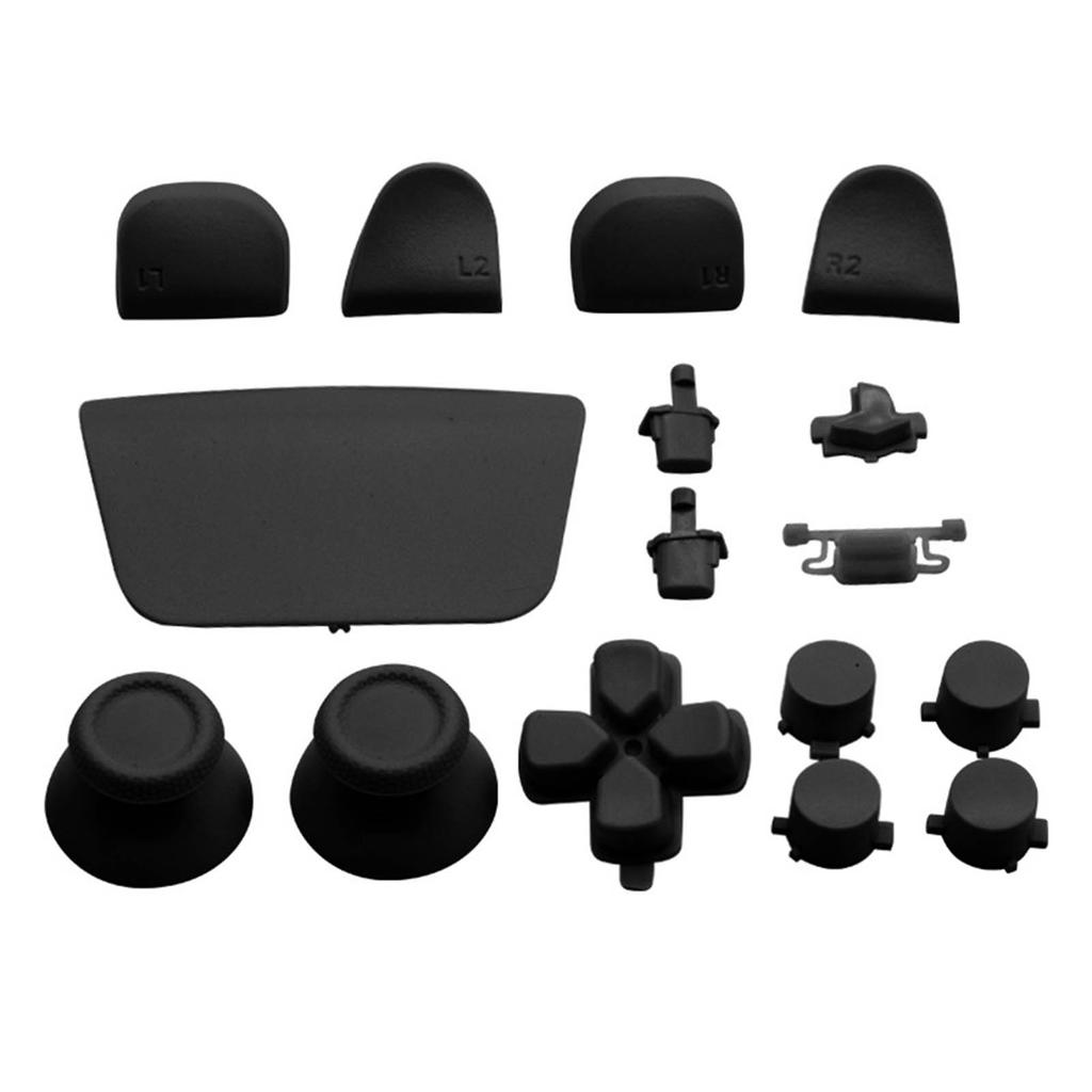 16Pcs Game Controller Replacement Buttons for PS5 Gamepad Replacement Thumbstick Trigger Buttons for PS5 Controller