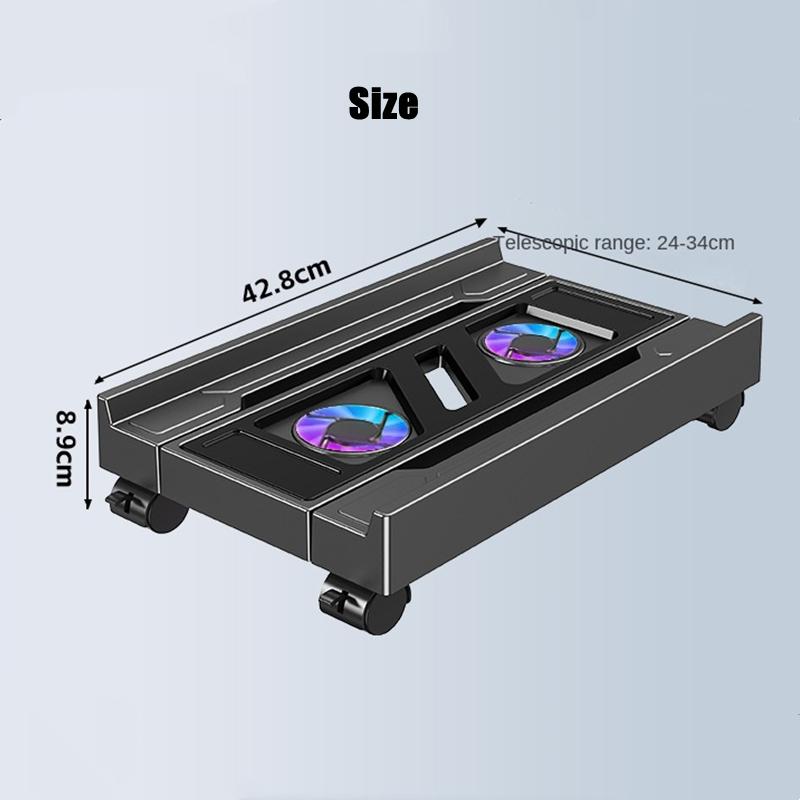 BEISHI Регулируемый держатель для компьютерного процессора с RGB-вентилятором охлаждения, отводом тепла, подставка для мобильной башни ПК для геймеров