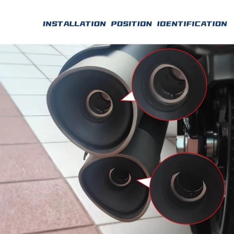 For QJMOTOR SRV600 Motorcycle Exhaust Muffler Plug Noise Reduction Baffle Mod Parts