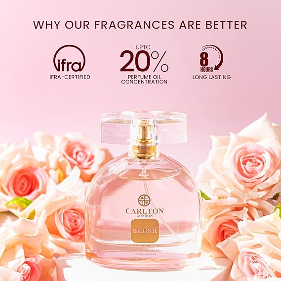 Carlton London Women Limited Edition Blush Eau De Parfum - 100 Ml |