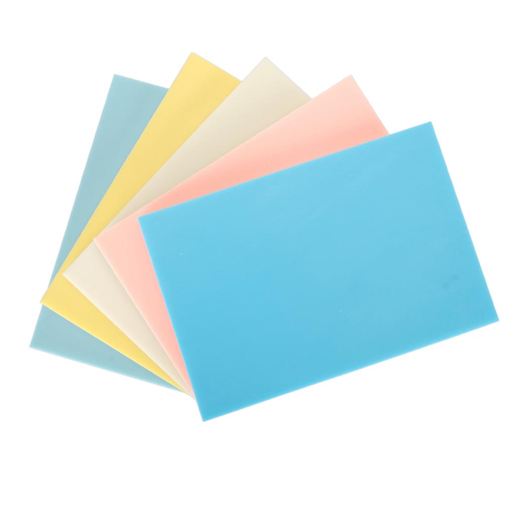 5 шт. блоков для резьбы длиной 5,9 дюйма, шириной 3,9 дюйма, разноцветные двухслойные блоки для резьбы штампов для P