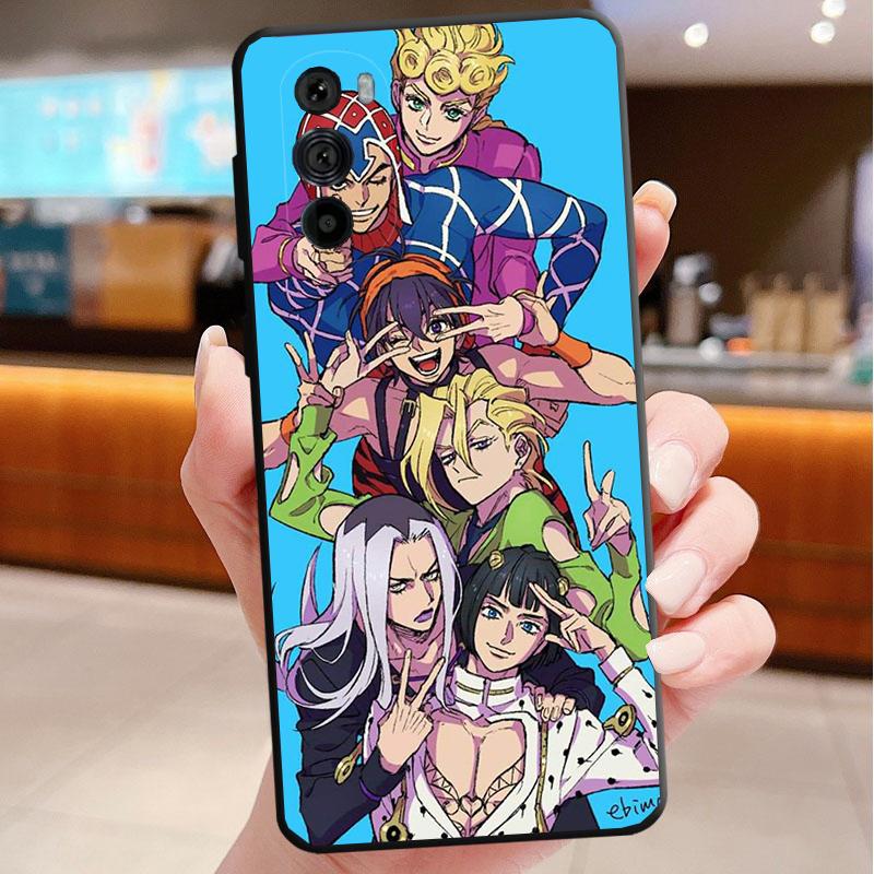 Чехол для телефона Motorola Edge 50 40 Pro 60 50 40 30 Ultra Neo Fusion Moto G85 G72 G53 G54 G84 G13 G32 JoJo's Bizarre Adventure