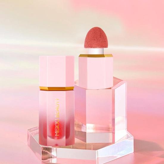 6 г жидкие румяна для щек, многофункциональные натуральные стойкие румяна для макияжа для молодой сияющей кожи