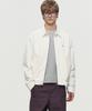 Heute Martin Structured Bomber Jacket (Off White)