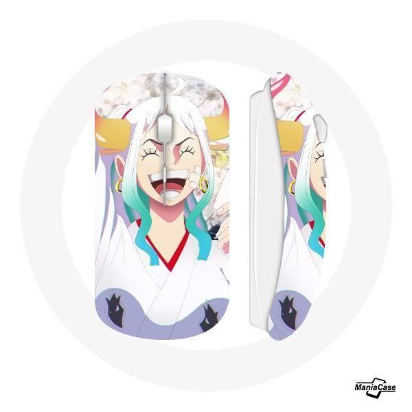 Souris sans fil - MANIACASE - Yamato One Piece Manga - Clé USB wifi incluse - Compatible Mac et PC - Blanc