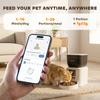 Automatic Cat Feeder with Camera, 2.4G WiFi, APP Control 4L Pet Feeder 1-10 Meals with 2-Way Audio, Dual Power Supply