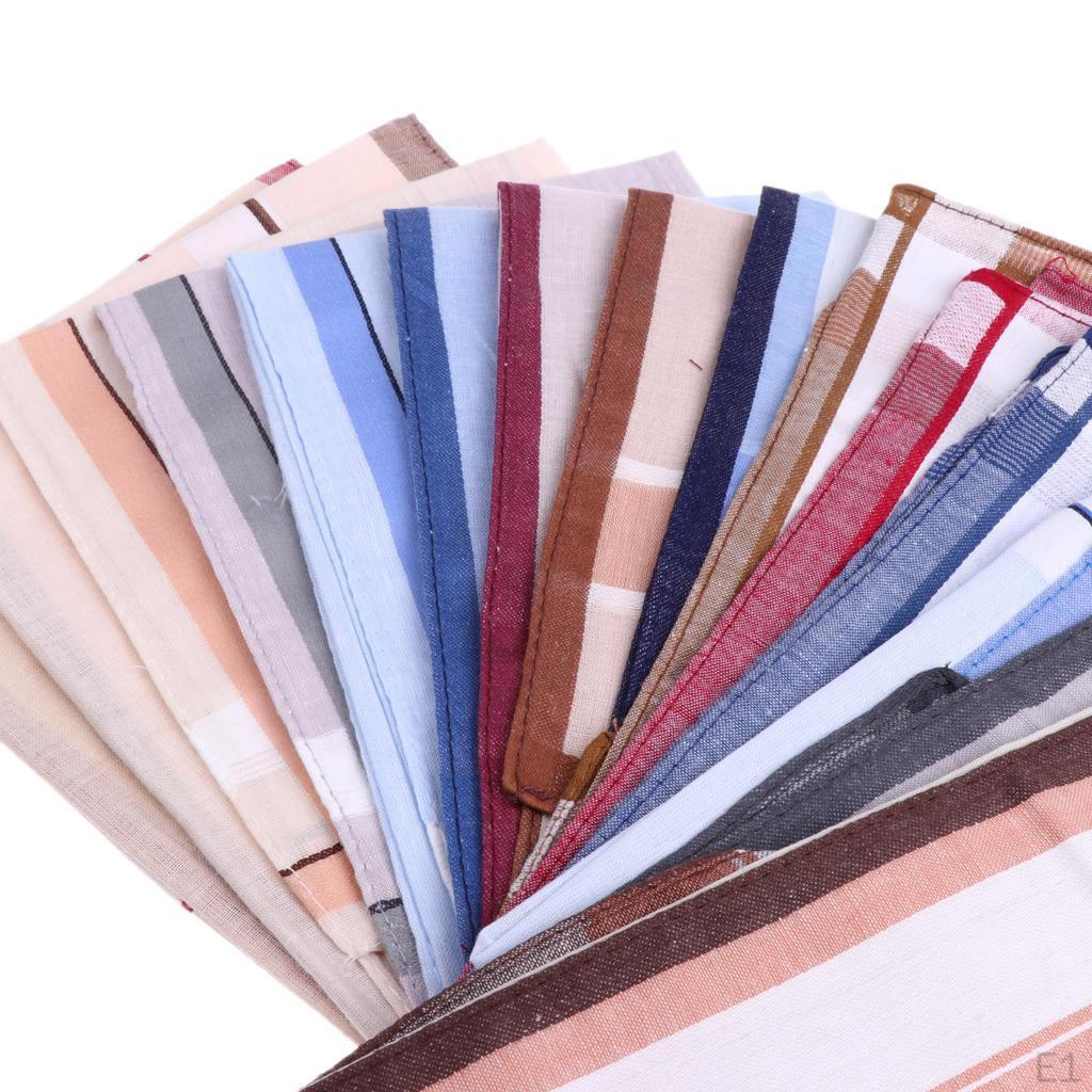 12pcs/set Men Hankerchief Hanky Wedding Party