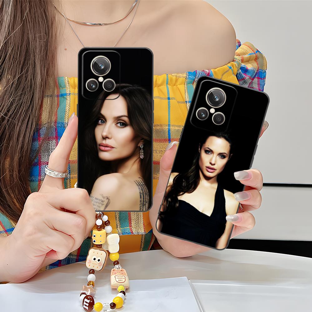 Angel Jolie Mobile Cell Phone Case for Realme GT 8 Neo Pro C75 73 71 C67 65 C55 53 C35 31 C20 15 Colorful Printing Cover Cover