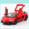 Изысканная модель автомобиля Lamborghini Aventador Lp740 1/32 из литого металла со звуком и светом