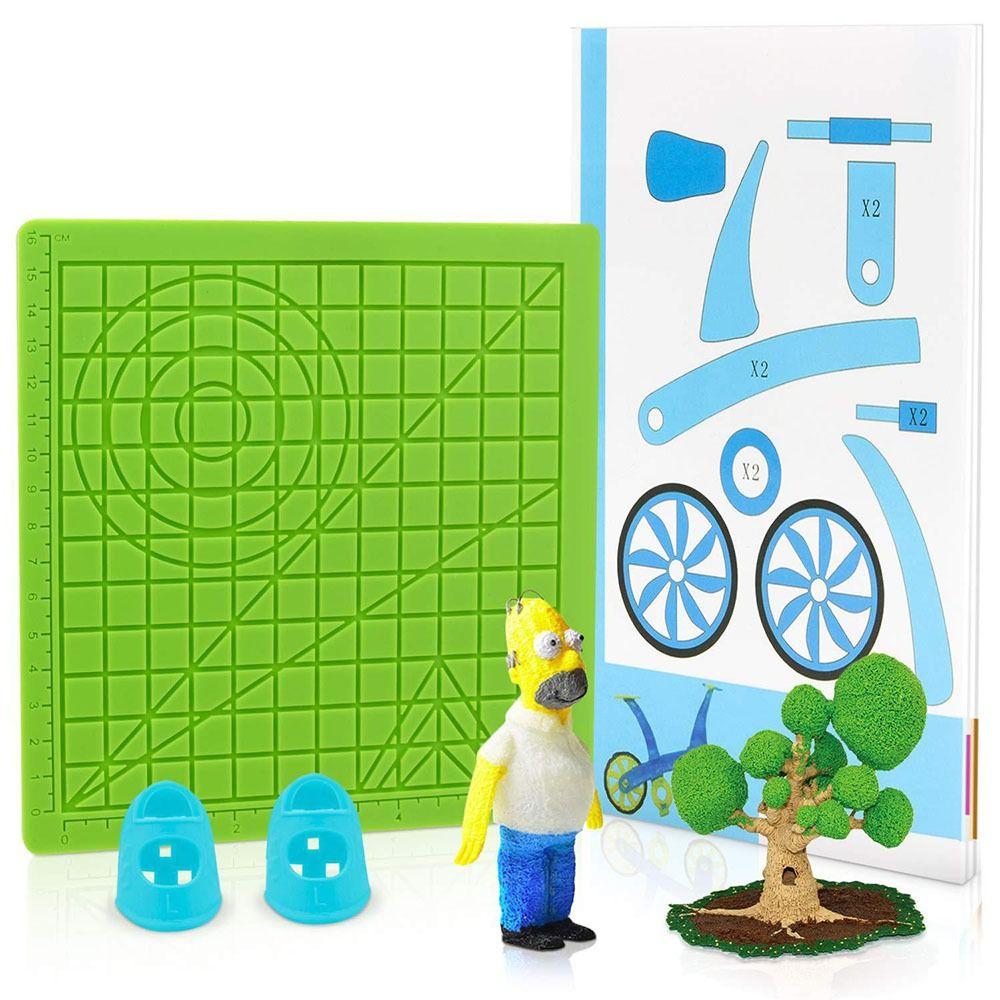 Шаблон Инструменты для рисования Гибкий силиконовый коврик Трафареты для 3D-ручек Коврик для 3D-ручки Коврик для 3D-печати