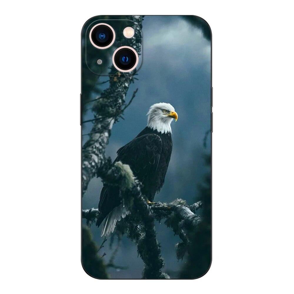 Чехол для телефона Eagle для iPhone Samsung Galaxy Redmi Xiaomi Oppo OnePlus Note SA 7 8 9 10 11 12 13 14 20 21 22 23 53 54 Pro Max Plus Ultra TPU Soft
