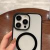 Цветная рамка прозрачный акриловый магнитный чехол для телефона iPhone 16 Pro Max 15 14 Pro 11 13 12 11 для Magsafe противоударный защитный чехол для объектива TPU прозрачный чехол