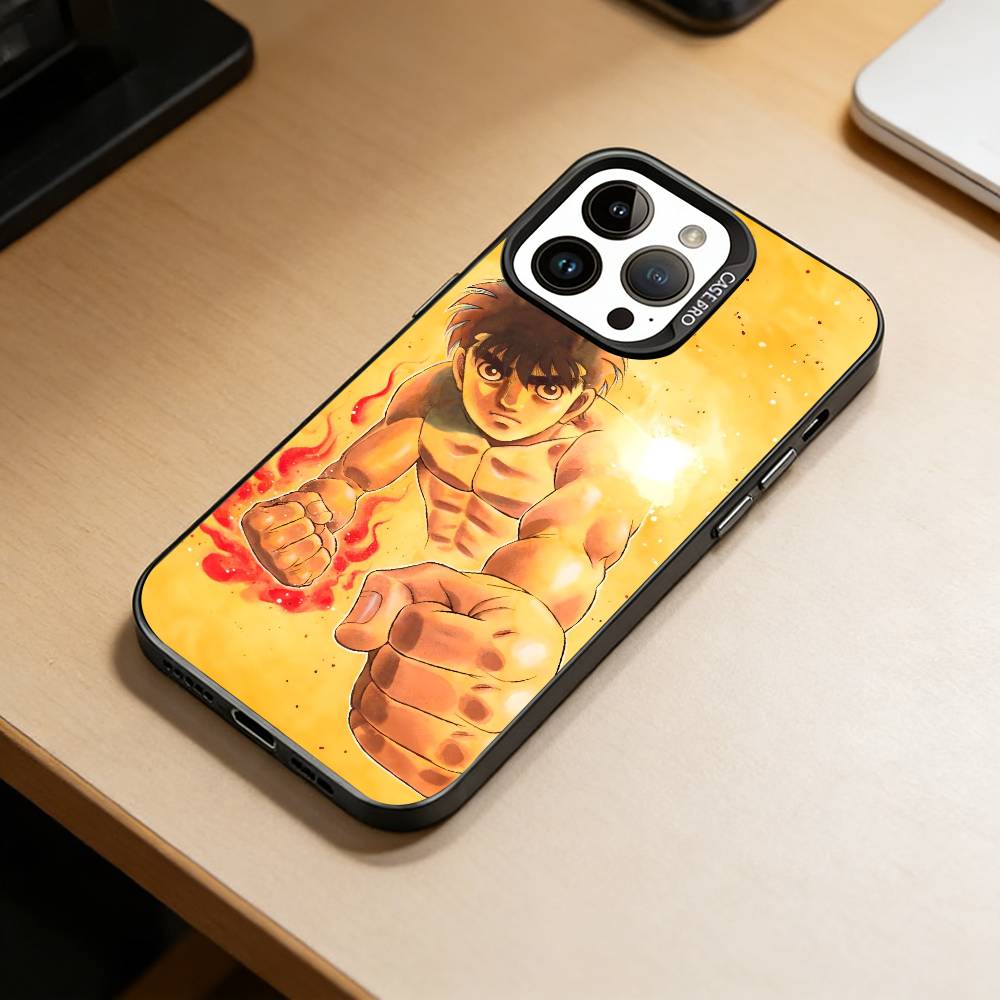 H-Hajime no-OO Ippo Phone Case For iPhone 17,16,15,14,13,12,11 Plus,Pro Max,XS,Colorful Silver Phone case Funda Cover
