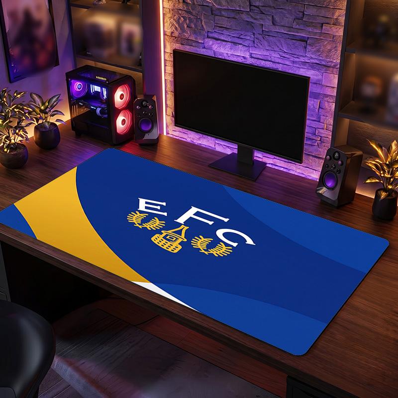 Игровой коврик для мыши Everton Football Print, большой, противоскользящий, расширенный, для офиса, дома