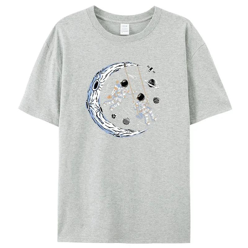 Футболка Bitcoin Crypto BTC To The Moon для мужчин, 100% хлопок, уличная футболка, короткий рукав, астронавт, криптовалюта, футболки, топы