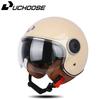 UCHOOSE 3/4 Открытые мотошлемы Для мужчин Женщин Винтажные Moto Bike Cascos Скутер Защитные шлемы