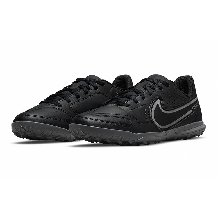 Nike Детские кроссовки Tiempo Legend 9 Club TF GS Black Iron Grey Metallic-Bomber-Grey DA1334-004
