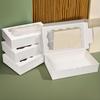 20pcs Gift Box Wirh Clear Window Treat Boxes Cookie Box Kraft Paper Gift Box Container for Dessert Pastry Candy Packaging Wedding Party Birthday