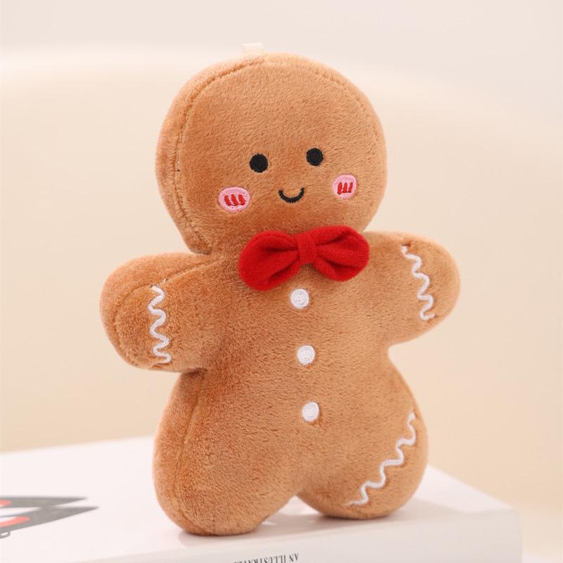 Christmas Gingerbread Man Pillow & Tree Cushion - Holiday Gift for Kids