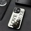 Чехол для телефона Singer S-Sade Love Deluxe Стекло Для IPhone 12 17 15 14 13 16 11 Pro XS Max Plus Mini X XR E2020 Закаленное Coque