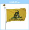 Tread On Dont Me Snake Banner Polyester Material Gadsden Flag For Patriot Events