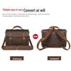 Сумка-мессенджер Jiameida Retro Crazy Horse Leather - новая мужская компьютерная сумка