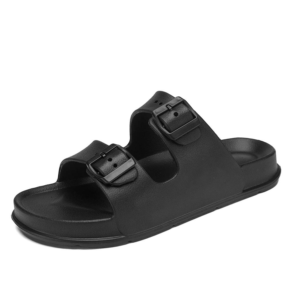 Summer Men Women Slipper Outdoor Beach Sandals EVA Platform Flip Flops For House Slides Buckle Soft Thick Sole Sandals