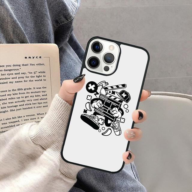 Пленка Кинорежиссер Хлопушка Чехол для телефона для iPhone 17 Air 16 16e 15 13 14 11 12 Pro Max Plus coque fundas