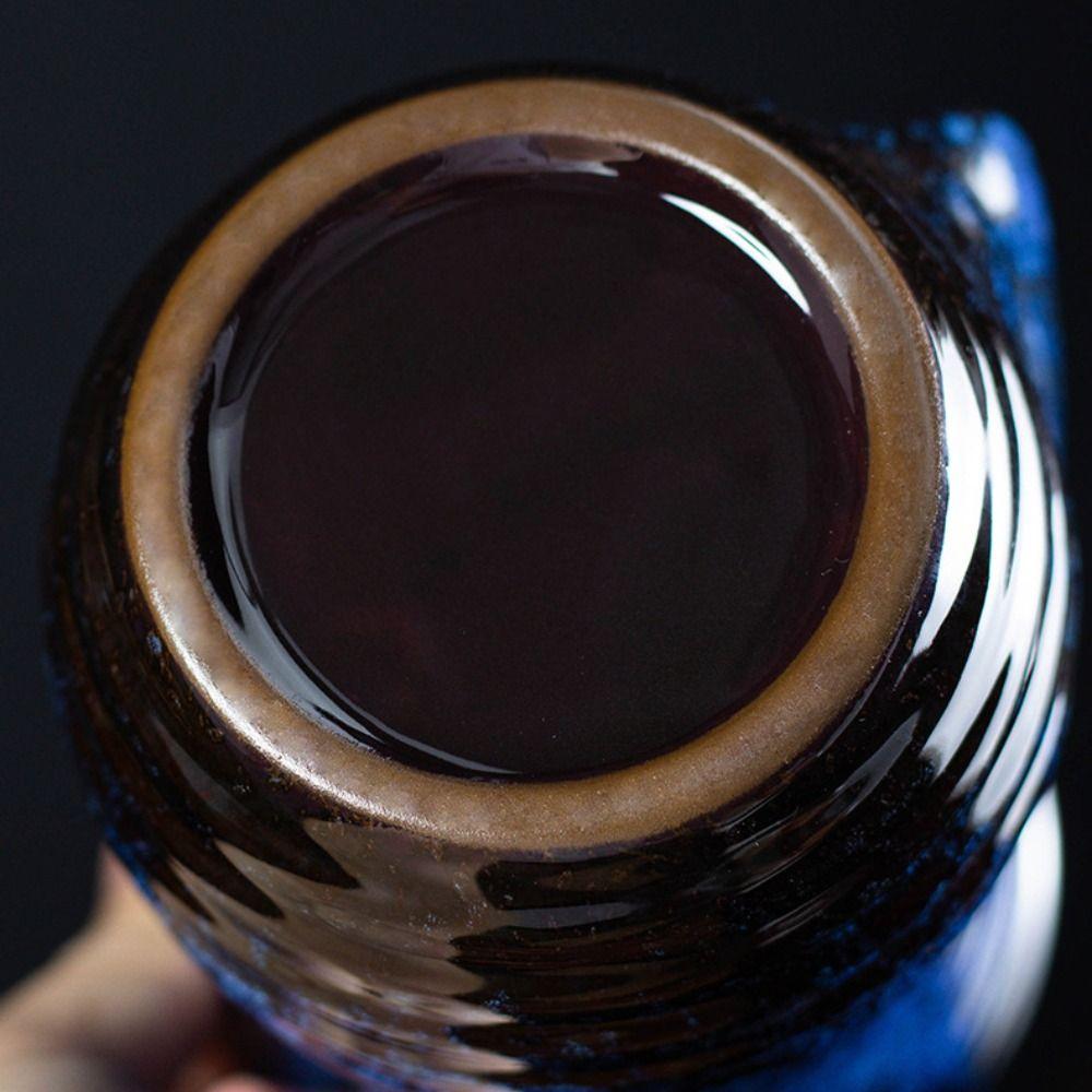 Жаростойкая глазурованная керамическая кофейная кружка градиентного цвета, печная чашка, чашка для воды, чашка для чая, подарок