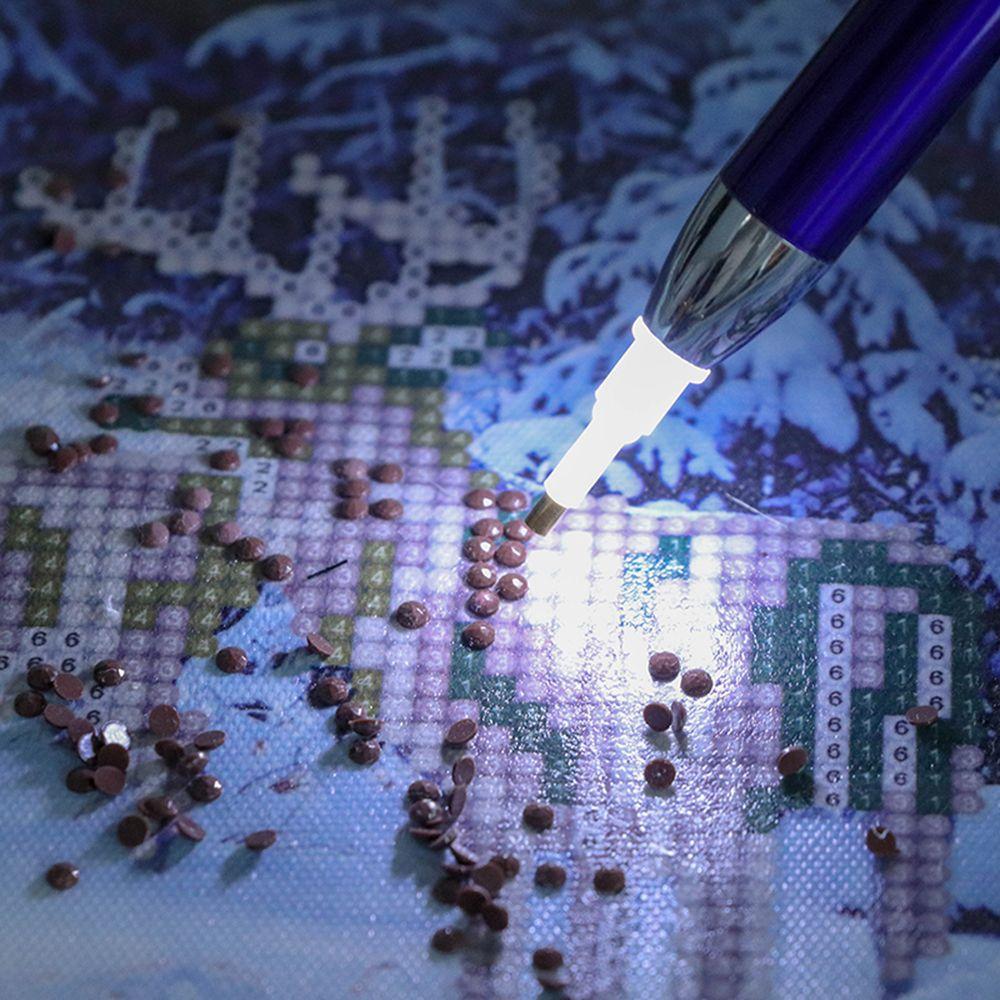 Sewing Accessories Crystal Point Drill Pen Diamond Painting Tool 5D Diamond Painting Lighting