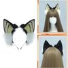 Lolita Maid Hairhoop Cat Ear Hairband Bendable Ear Headband Goth Costume Hairhoop Female Theme Party Subculture Headwear
