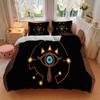 3Pcs Eye Time Symbol Bedding Sets For All Sizes New 3D Printed Bed Cover Comforter Duvet Cover Pillowcase Bedroom Decoration