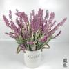Пудра 12 Вилка Пена Лаванда, Искусственный цветок, Пластиковая трава, Искусственное растение Ручная работа