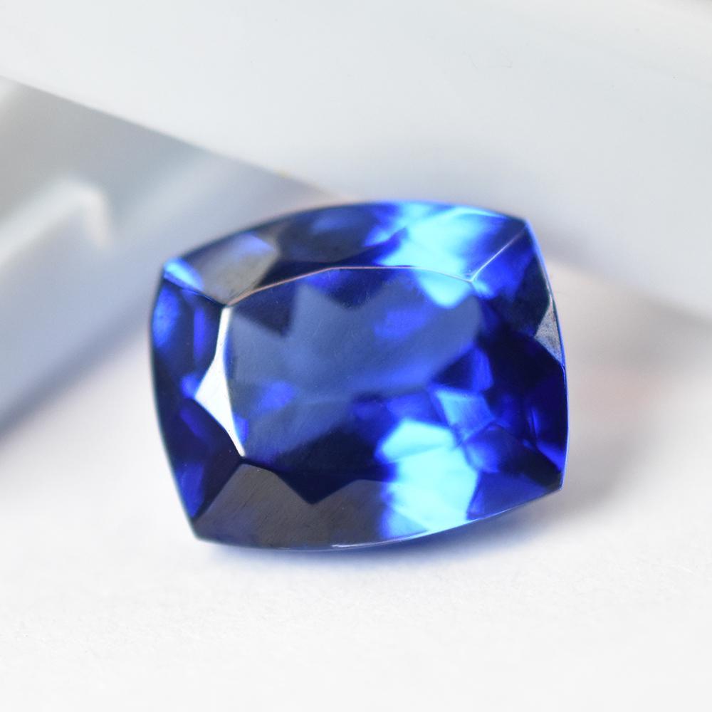 7.35 Ct Cushion Cut NATURAL Blue Sapphire Gemstone For Jewelry Making