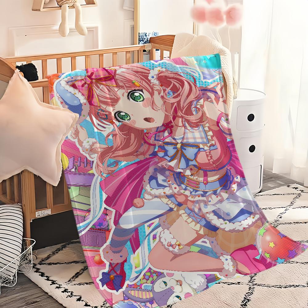 B-BanG Dream Girls Band Party Уэхара Химари Фланелевое теплое мягкое плюшевое одеяло диван гостиная дом спальня дорожный подарок дом