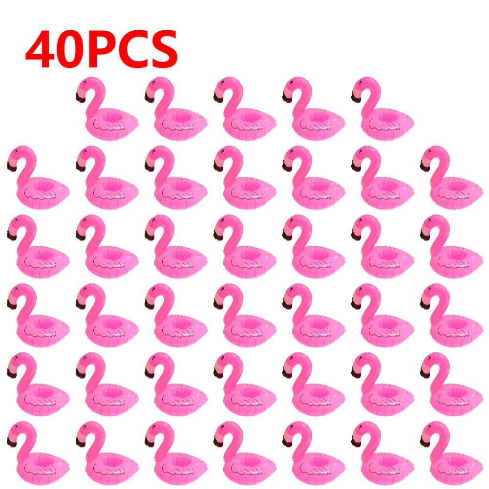 Надувной держатель для стакана с фламинго, плавающий подстаканник из ПВХ, плавающий поднос для напитков в бассейн, декор для вечеринки