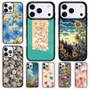 Красивый чехол для телефона с цветами для iPhone 17 Air 16 15 11 12 14 13 Pro Max Ударопрочный чехол