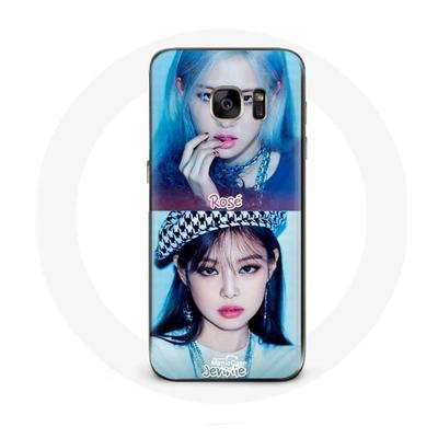 Coque Pour Samsung Galaxy S6 Blackpink Groupe K-pop Filles Jennie Et Rosé Lovesick Girls Poster the
