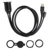 Type C 3.1 To USB 3.0 Flush Mount Cable with LED Indicators Data Transfer Plug and Play Waterproof