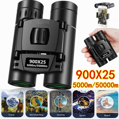 900x25 бинокль дальнего действия портативный HD Zoom 5000m/50000m телескоп для кемпинга на открытом воздухе спорт
