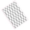 Plastic Craft Template Grid Background Embossing Folder Embossing Stencil For Card Making
