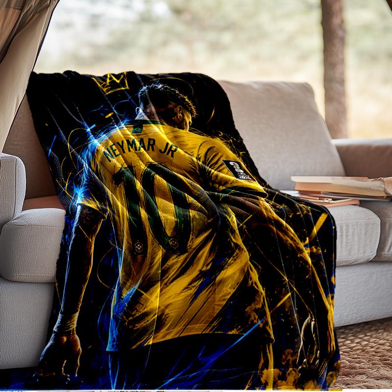Big Stage Soccer Legend Blanket Lightweight Ideal Bedding Blanket Perfect for Travel, Camping, Living Rooms, Offices, Sofas, Fan Christmas gift