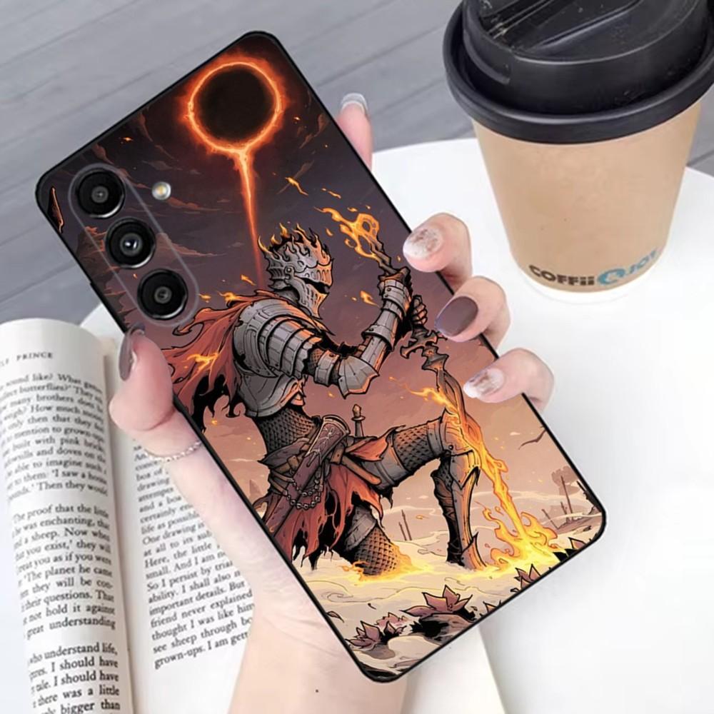D-Dark Game S-Souls Phone Case For Samsung S 25,24,21,22,23,30,20,Ultra,Plus,Fe,Lite,Note,10,9,5G Black Soft