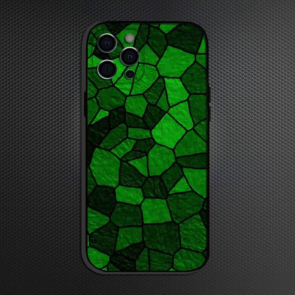 Стеклянный Чехол для Телефона с Иллюстрацией Для iPhone 16,15,14,13,12,11 Plus,Pro Max, Других Мягкий Черный Чехол