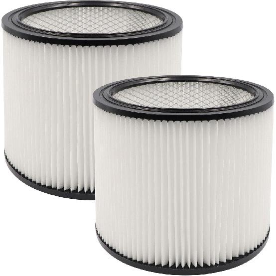2 Pack Replacement Cartridge Filter Fit for shopvac 90304, 90350, 90333,903-04-00, 9030400,5 Gallon Up Wet/Dry Vacuum Cleaners