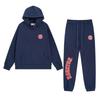Mens Womens Casual Hooded Sweatshirt Jogger Pants Set Cotton Blend Warm Outfit