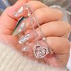 Luxury  Zircon Sweet Heart Pendant Necklaces Exquisite Clavicular Chain For Women Girls Fine Jewelry Accessories Gifts