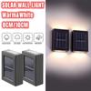 30W 4PACK Solar Wall Light Outdoor UP and Down 2 LEDS Solar Lamps Waterproof Solar Fence Lights for Home Garden Porch Balcony